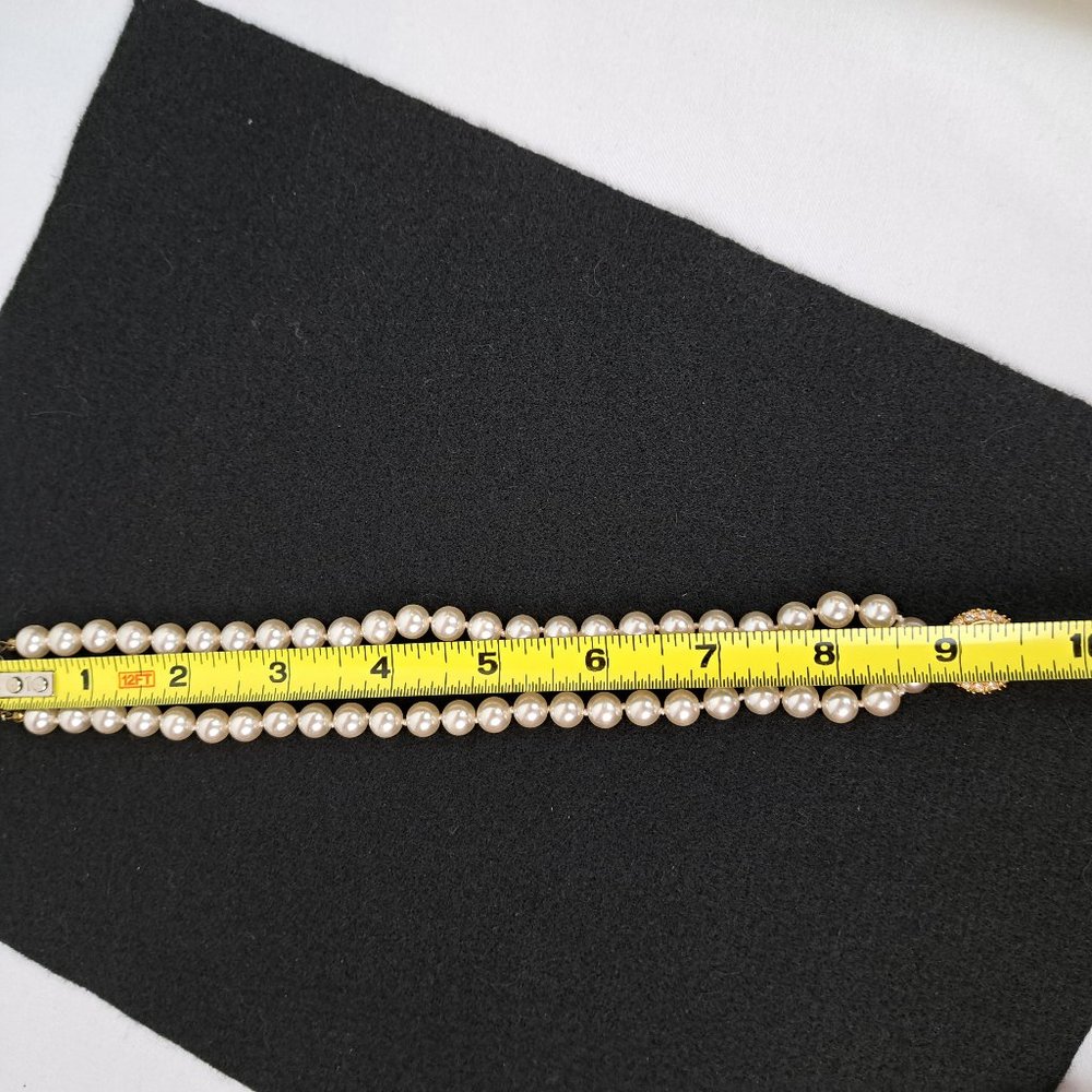 Vintage Roman Faux Pearls & Faux Pearl/Crystal Pendant Enhancer - Picture 16 of 16